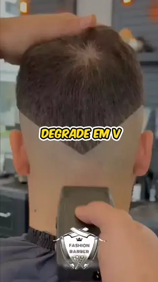 💈✂️TUTORIAL Corte de Cabelo Degradê Corte em V marcado Passo a