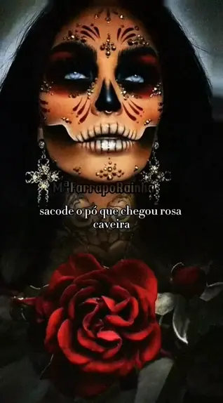 sacode o pó que chegou rosa caveira 💀🌹 #rosacaveira