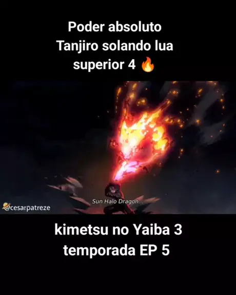 O PODER DA LUA SUPERIOR 4 HATENGU Episódio 3 Kimetsu no Yaiba (Demon S