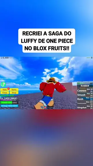 Part 1 Blox Fruits But I use a MAX LEVEL SLINGSHOT #bloxfruits