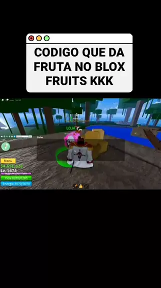 CODIGO DE FRUTA MITICA BLOX FRUITS (TESTEI E ESSE FOI) 