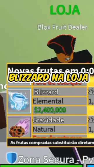 fruta do blox fruits blizzard