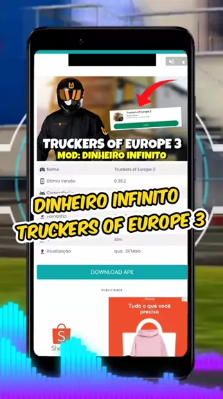 Truckers of Europe 3 Mod APK (Dinheiro infinito) Download grátis