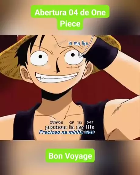 One Piece OP 4 - Bon Voyage! Lyrics 