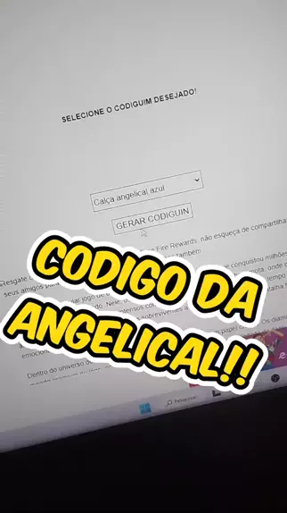 VAZOU CODIGUIN INFINITO DA CALÇA ANGELICAL VERDE! (como pegar) 