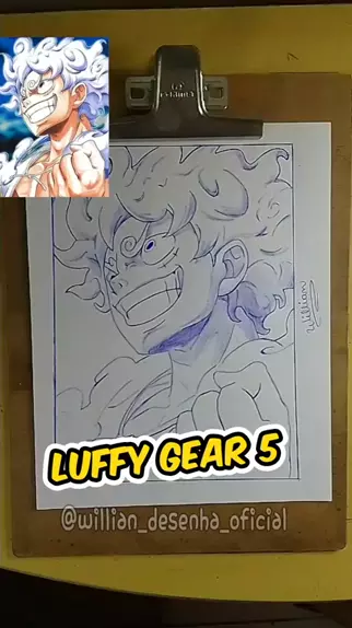 luffy rebaixado para desenhar