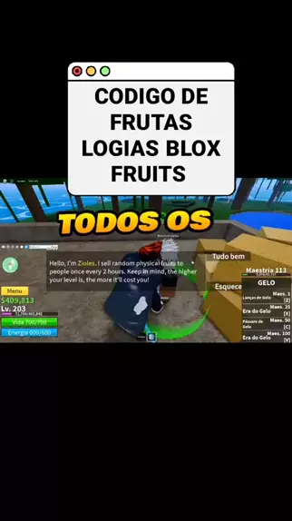 USEI TODAS FRUTAS LOGIAS DO BLOX FRUITS!! 
