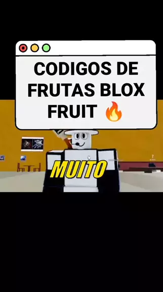 códigos de frutas no blox fruit