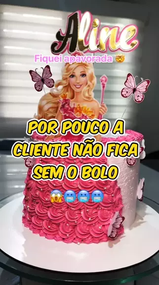 Bolo tema barbie cachaceira