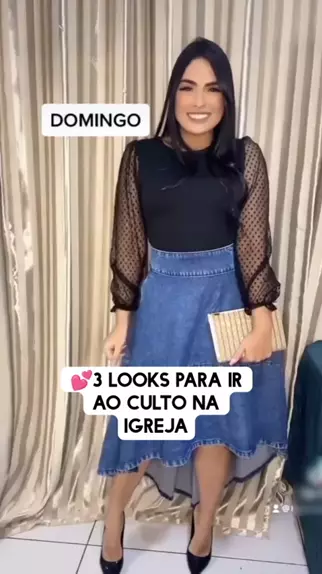 Roupa para ir a igreja store no domingo