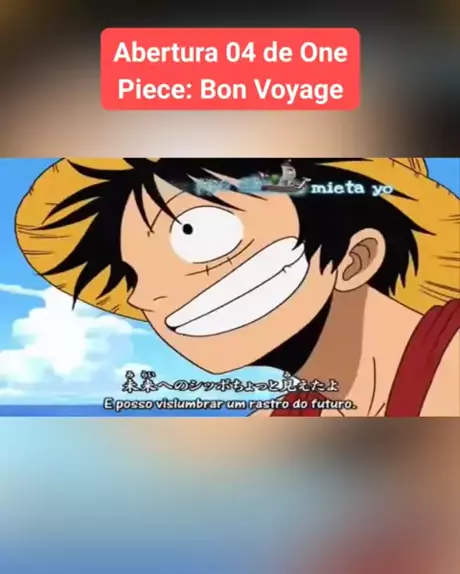 One Piece OP 4 - Bon Voyage! Lyrics 