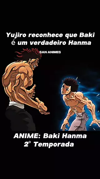 Baki vs Yujiro em Português #animes #bakihanma #animeedit