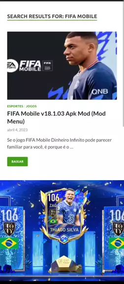 Fifa Mobile Dinheiro Infinito Apk Mod v18.1.03 Download 2023