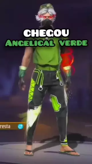 NOVA CALÇA ANGELICAL VERDE NO FREE FIRE #freefire #garenafreefire