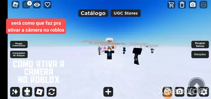 Como ativar Câmara e é chat voz no roblox