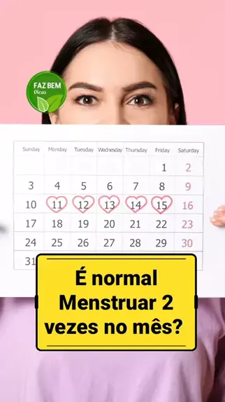 Menstruar duas vezes no mês o que é? #ginecologia #mulher