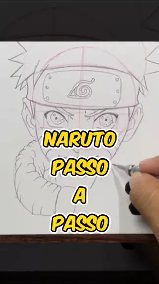 COMO FAZER ESBOÇO - MODO FÁCIL #ANIME (NARUTO) 