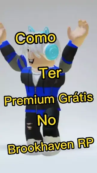 COMO GANHAR O PREMIUM DE GRAÇA NO BROOKHAVEN ROBLOX (2022) 