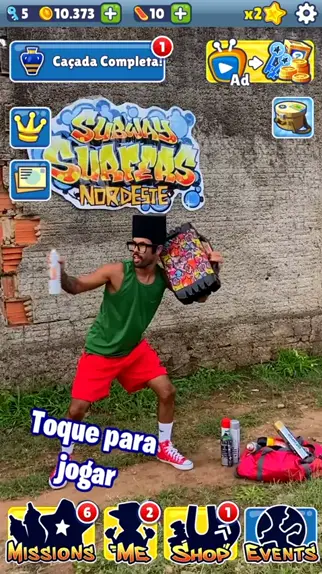 jogo do subway surf que tem como ganhar dinheiro e ir para conta