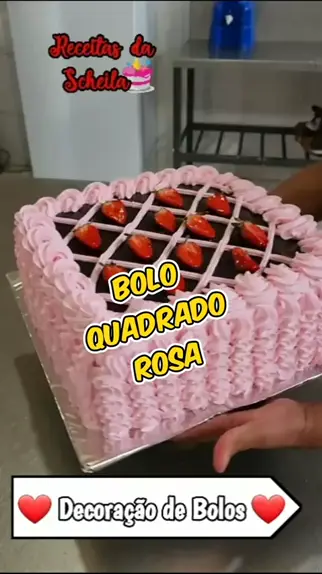 BOLOS QUADRADOS DECORADOS /OS MAIS LINDOS 😍🥰 