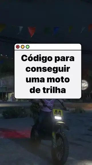 codigo da moto de trilha gta 5