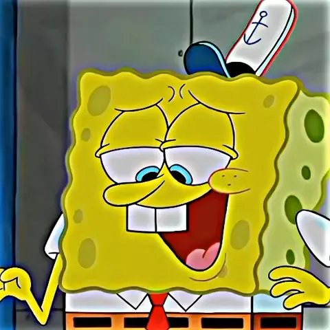 bob esponja exausto