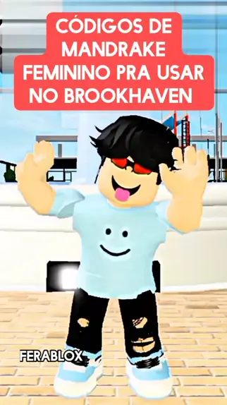 SENDO MANDRAKE POR UM DIA NO BROOKHAVEN - ROBLOX 