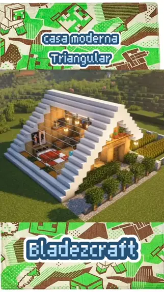Minecraft Casa Moderna Rosa Tutorial : Craftxing #minecraft