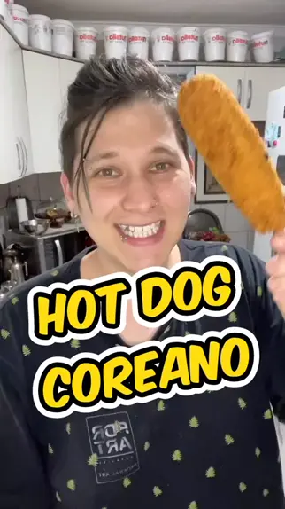 HOT DOG COREANO, Quer aprender a fazer o famoso hot dog coreano? Vem