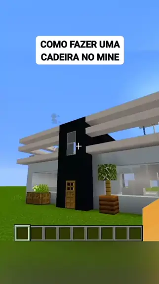 construindo uma casa moderna top no minecraft #minecraft #foryoupage #
