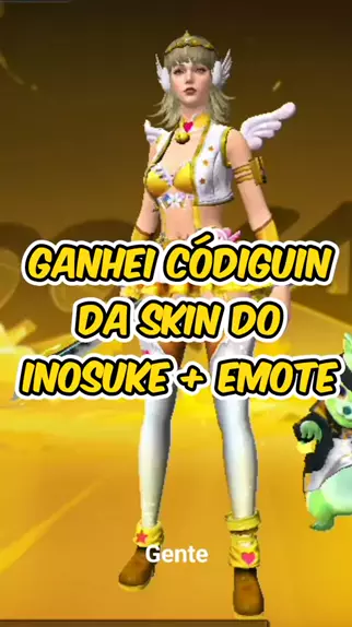 NOVO CODIGUIN COM SKIN DO INOSUKE + EMOTE CRAZY CUTTIN! VEJA OS ITENS