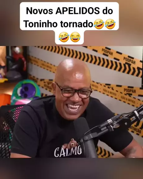 Toninho tornado no podpah fala com faz suas girias #toninhotornado