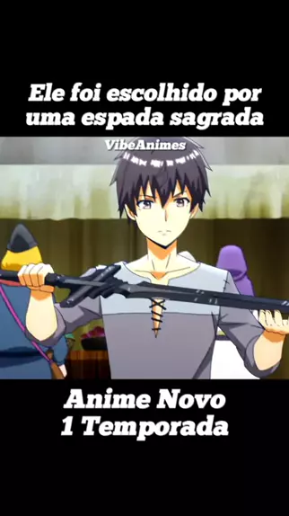 Ele foi escolhido por uma espada sagrada #anime #animes #Anime