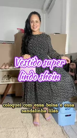 Vestido Shein Curve Gg Oncinha  Vestido Feminino Shein Usado