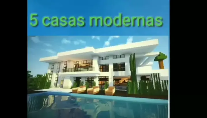 como construir casas modernas no minecraft