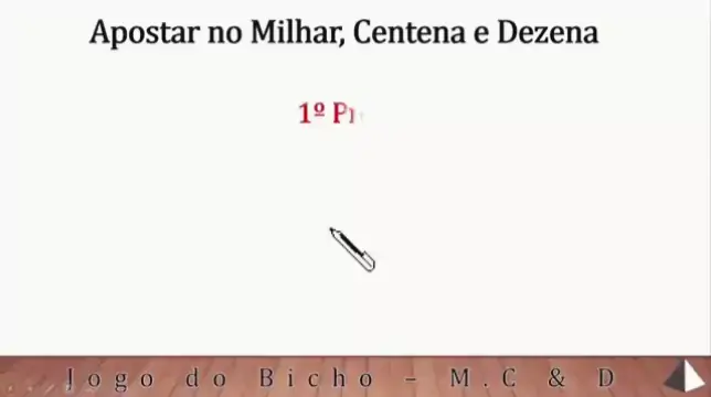 Jogo do Bicho - Técnica pra Pegar a Milhar ! 