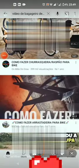 COMO FAZER CHURRASQUEIRA/RASPÃO PARA BIKE 