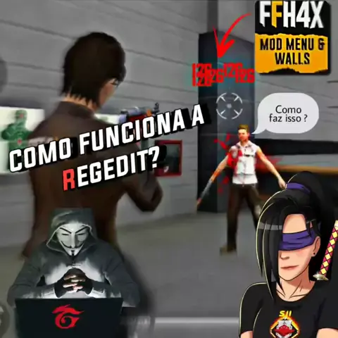 COMO BAIXAR E INSTALAR HACK NO FREE FIRE DE CAPA ATUALIZADO EM 2022 (PASSO  A PASSO) MOD MENU FFH4X 