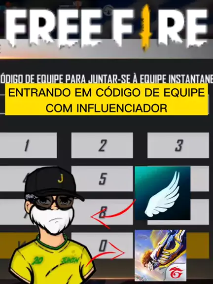 codigo de equipe #free fire #fypviral