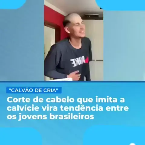 Calvície na moda! Corte de cabelo calvão de cria viraliza nas