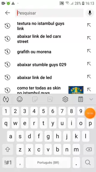 Texturas para Stumble Guys para Celular - como baixar e link direto