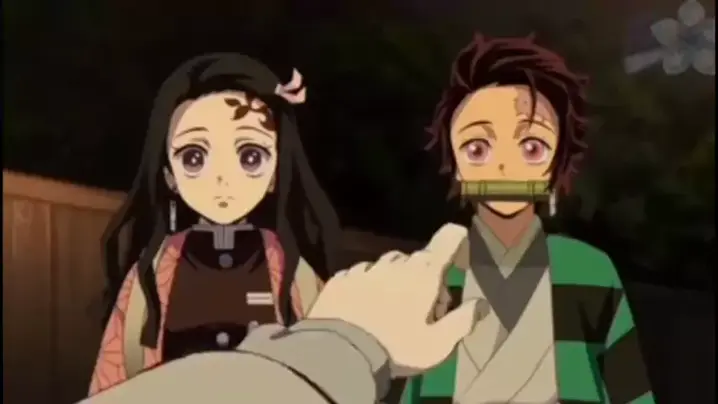 nezuko humana e tanjiro oni