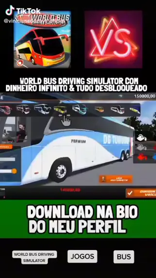 SAIIU!! World Bus Driving Simulator APK MOD com DINHEIRO INFINITO 