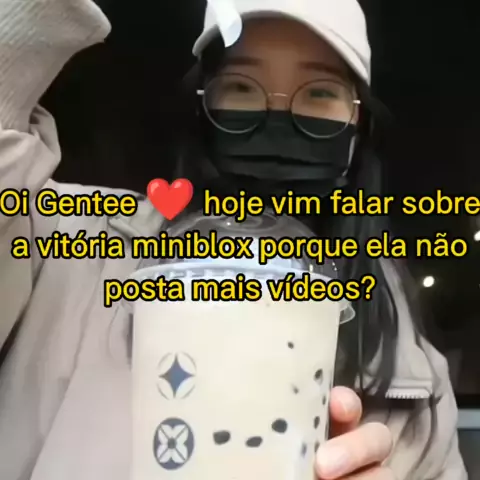 por que que a Vitória mineblox parou de postar os vídeos do nada 🧐 