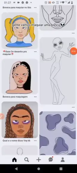 como maquiar a boneca de íbis paint x