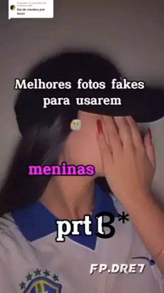 foto de uma menina fake