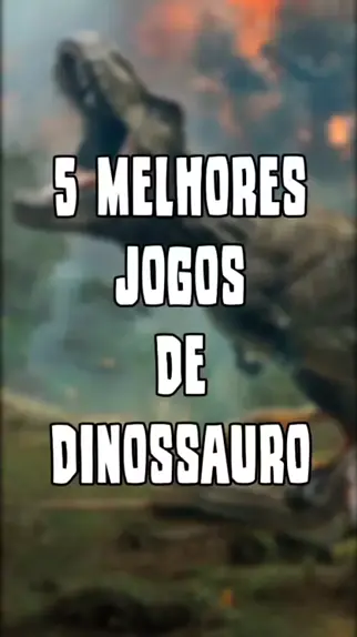 SAIU NOVO JOGO DE MUNDO ABERTO COM DINOSSAUROS PARA CELULAR 