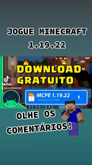 Download do Minecraft atualizado 1.19.83#minecraft #mcpe #download
