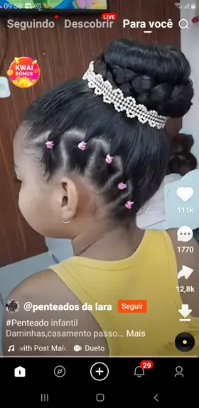 Penteado infantil para Casamento: 20 Inspirações