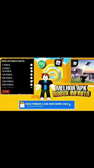 MOD ROBLOX APK MOD MENU 2023 ROBUX INFINITO!! O MELHOR MOD APK como baixa e  instalar 